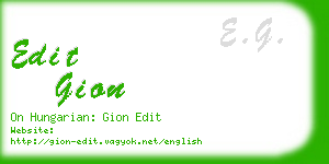 edit gion business card